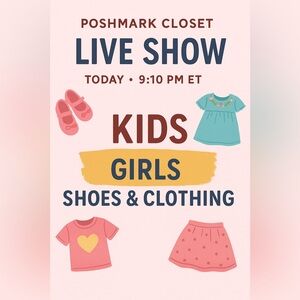 Girls' Pink and Blue Clothing Set